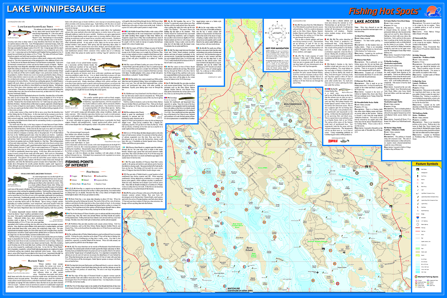 Best Map Of Lake Winnipesaukee Map